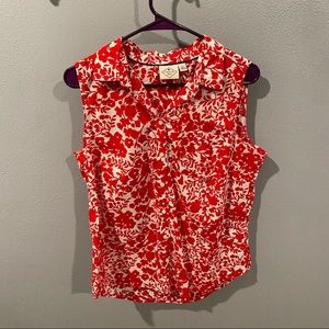 Women’s St. John’s Bay Button Down Dress Tank Top